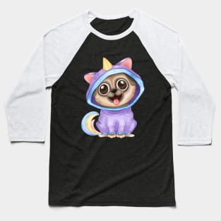 Pug in a unicorn suit Baseball T-Shirt